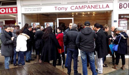 Inauguration de la permanence de campagne