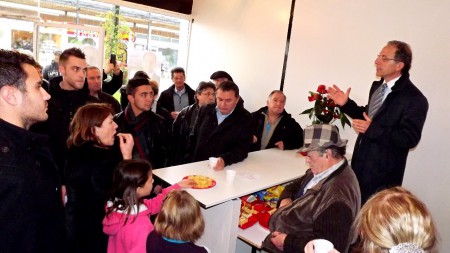 Inauguration de la permanence de campagne